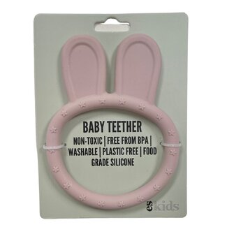 TEETHER SILICONE BUNNY RING