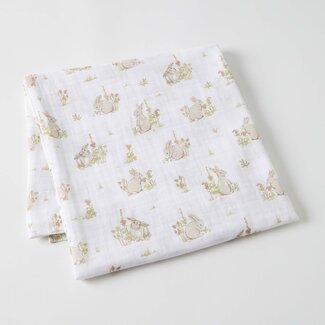 SOME BUNNY LOVES YOU MUSLIN WRAP