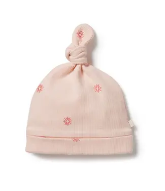 WILSON AND FRENCHY PETIT SOLEIL ORG KNOT HAT
