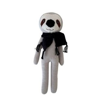 ECO KNITTED SLOTH RATTLE