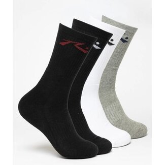 RUSTY R DOT MID CALF 4 SOCK PACK