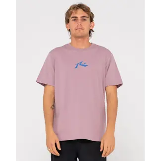 RUSTY ONE HIT CF COMPETITION S/S TEE - ELDERBERRY