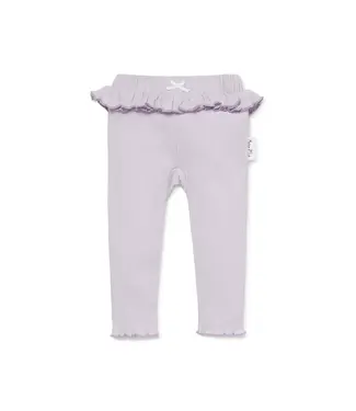 ASTER & OAK LAVENDER POINTELLE RIB LEGGINGS
