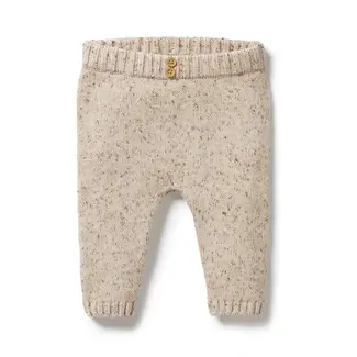 WILSON AND FRENCHY KNITTED LEGGING - ALMOND FLECK