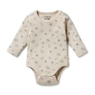 WILSON AND FRENCHY ORGANIC BODYSUIT - FALLING OAK