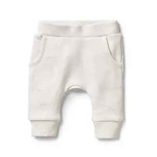 WILSON AND FRENCHY ORGANIC QUILTED PANT - OATMEAL