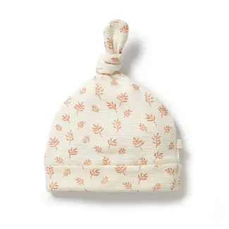 WILSON AND FRENCHY ORGANIC WAFFLE KNOT HAT
