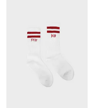 BILLY BONES CLUB STAY BAD SOCKS - WHITE