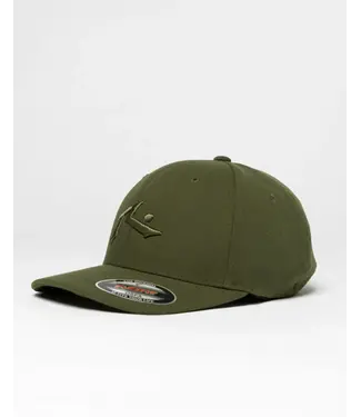 RUSTY CHRONIC 4 FLEXFIT CAP - OLIVE