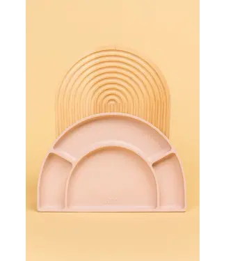 kiin SILICONE DIVIDED PLATE - BLOSSOM