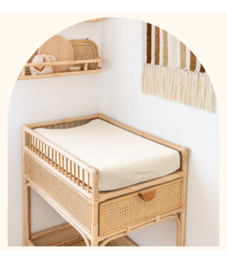 kiin ORG CHANGE PAD/BASSINET SHEET - IVORY