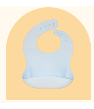kiin SILICONE BIB - PASTEL SKY