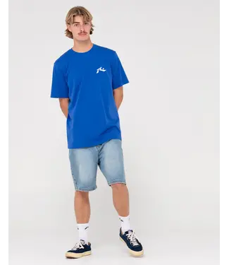 RUSTY Competition Graphic Tee - Royal Blue