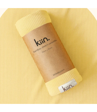 kiin BAMBOO STRETCH SWADDLE - BUTTERCUP