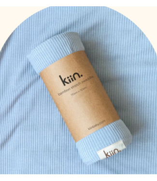 kiin BAMBOO STRETCH SWADDLE - PASTEL SKY