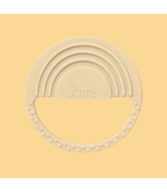 kiin RAINBOW SILICONE TEETHER - VANILLA