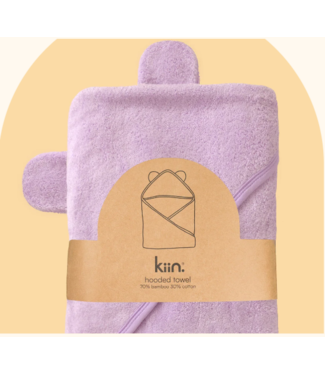 kiin HOODED TOWEL - LILAC