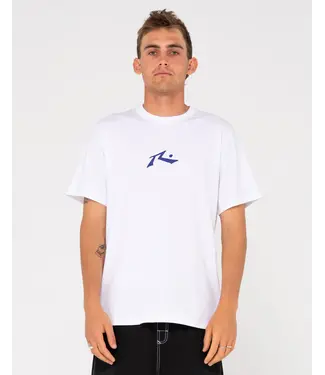 RUSTY ONE HIT CF COMP S/S TEE WHITE