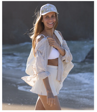 WOMENS TRUCKER CAP - COPACABANA SAND