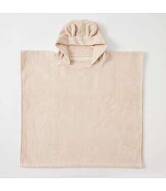 SUNSHINE NATURAL HOODED PONCHO