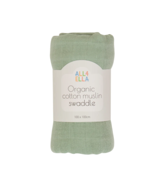 MUSLIN SWADDLE - SAGE