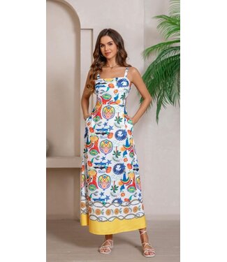 Noni Square Neck Maxi Dress