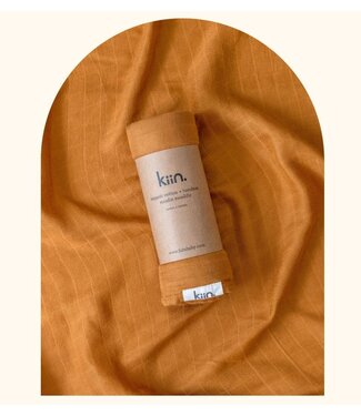 kiin ORGANIC SWADDLE - CARAMEL