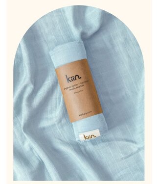 kiin ORGANIC SWADDLE - PASTEL SKY