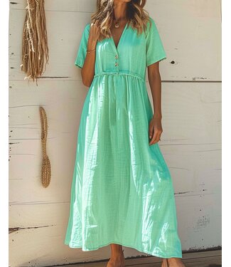 Opal v-neck short sleeve dress
