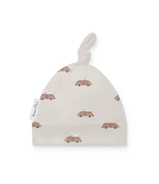 ASTER & OAK Classic Car Knot Hat - 100% Organic Cotton BEIGE