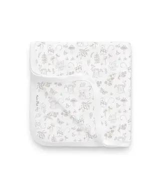 ASTER & OAK Woodland Baby Wrap - 100% Organic Cotton White