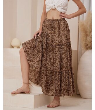 FREYA LEOPARD SKIRT