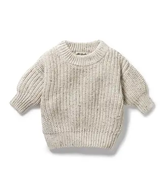 WILSON AND FRENCHY COOKIE & CREAM KNITTED JUMPER