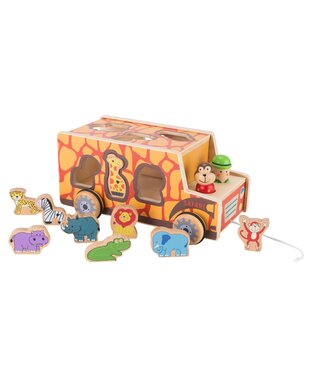 Jungle Animal Truck Shape Sort
