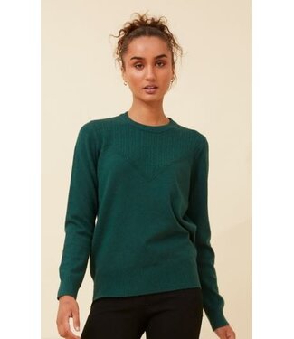 CAMILA LONG SLEEVE YOKE PULLOVER
