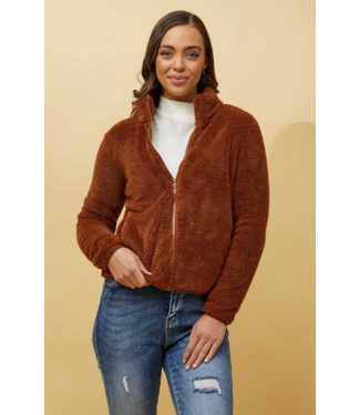 TEDDY JACKET - CINNAMON