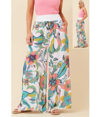 PENNY LINEN FLORAL PANTS