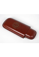 3 Cigar Case - Cognac - Texas State Seal