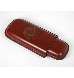 3 Cigar Case - Cognac - Texas State Seal