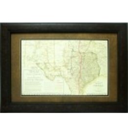 Texas Art - Cattle Trails of Texas 1876
