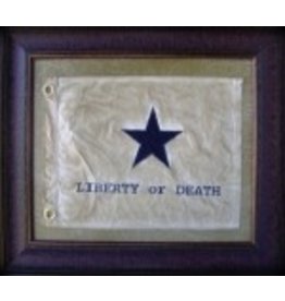 Texas Art - Liberty or Death Flag Medium