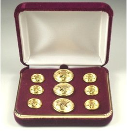 Blazer Button Set - Brass - Texas Star