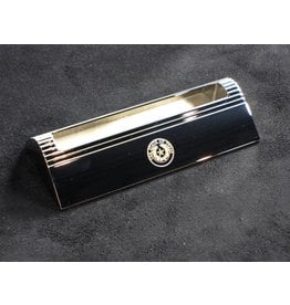 Business Card Holder - Desk - Silver - Texas State Seal
