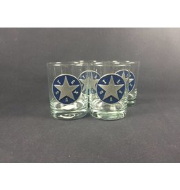 DOF - Round - Set of Four - Pewter Texas Star - EB