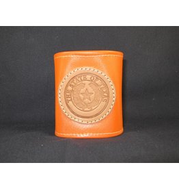 Drink Koozie - Orange - Texas State Seal