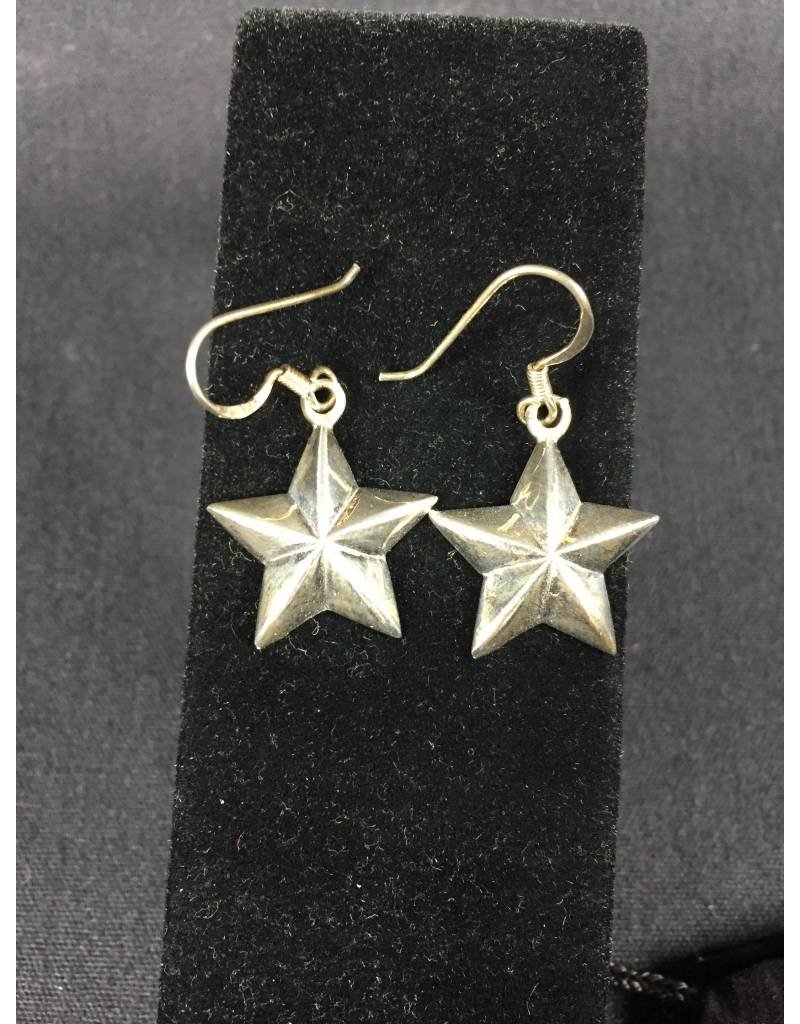 Earrings - 3D Star - Med