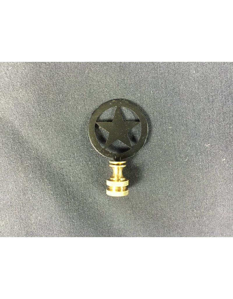 Finial - Star in Circle