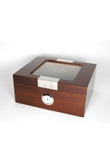 Humidor w/ Glass - 60 Cigars - Texas State Seal