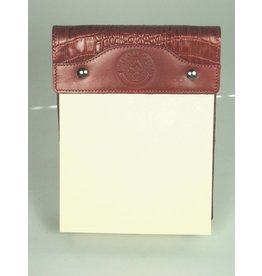 Leather Note Pad - Large - Ferrari Croc - Texas State Seal