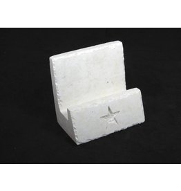 Limestone Star In Card Holder